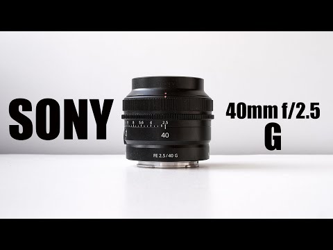 Видео: Sony 40mm f/2.5 G. Самый лучший