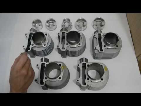 Видео: Обзор тюнинг поршневых для двигателей GY-6(152QMI, 157QMJ)