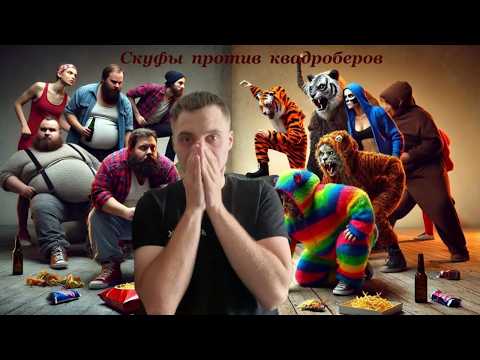 Видео: Кто Победит Скуфы или Квадроберы в Этой Забавной Игре?