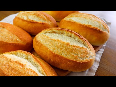 Видео: How to make Crusty French Bread Rolls ⎮ Французский хлеб