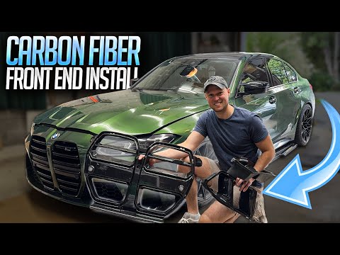 Видео: Установка карбоновой решетки радиатора BMW M3 G80 | ОГРОМНАЯ РАЗНИЦА!!