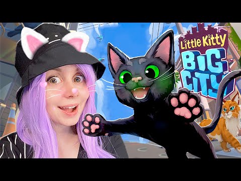 Видео: МАЛЕНЬКИЙ КОТИК В БОЛЬШОМ ГОРОДЕ! #1 Little Kitty Big City