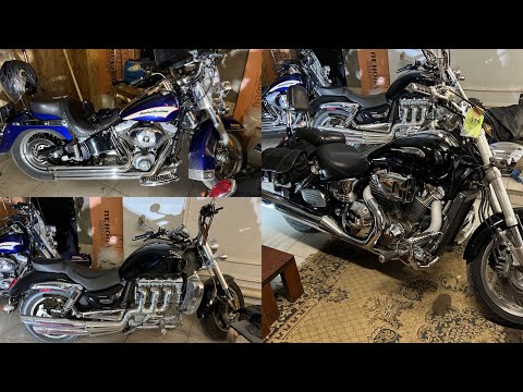 Видео: Какой Круизер выбрать? Honda VTX 1800 Triumph Rocket 3 Harley Davidson Softail