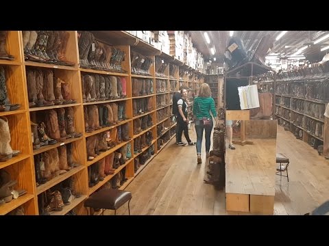 Видео: Ганапольские Штаты Америки: магазин ковбойских сапог, шляп и аксессуаров в Остине