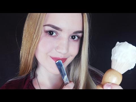 Видео: АСМР Барбершоп Мужская Ролевая Игра & Стрижка и Бритье Опасной Бритвой (RUS, Спокойная Речь)