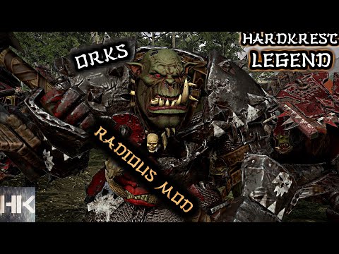 Видео: Total War Warhammer 2 Radious mod - прохождение - Orks - Legend =1= Вожак с далеких гор(продолжение)