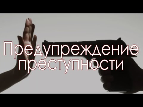 Видео: Предупреждение преступности