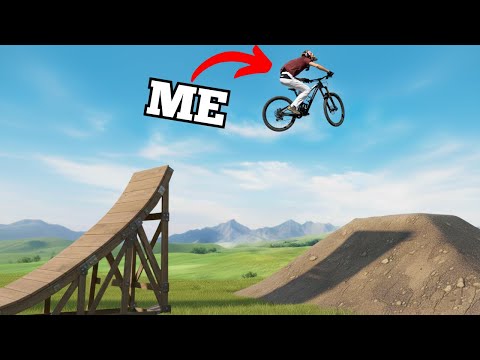 Видео: Проехал по самым большим трамплинам для горного велосипеда в Америке (и чуть не разбился)