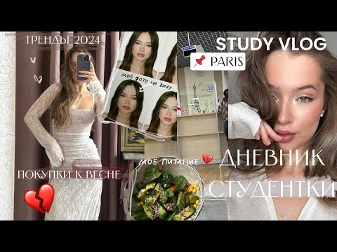 Видео: МОЯ ВИЗА ВО ФРАНЦИЮ *дневник студентки* перегрузка гардероба, моё питание, учёба
