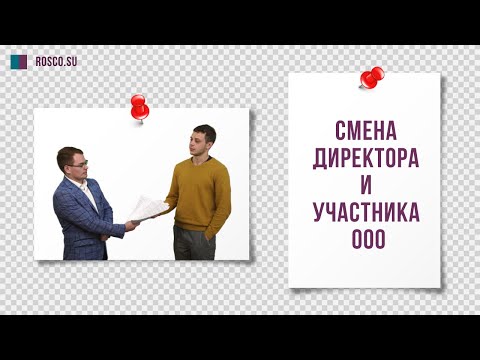 Видео: Смена директора и участника ООО
