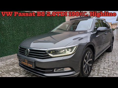 Видео: VW Passat B8 2.0TDI 190кс. Highline - Преглед на автомобила 