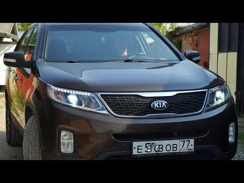 Видео: Kia Sorento 2013 поменяли фары и теперь вот что получилось