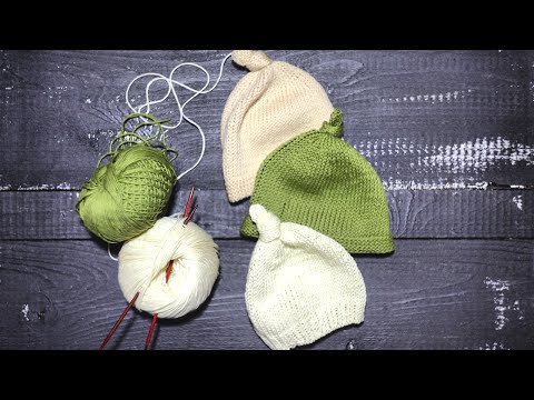 Видео: Как вязать спицами ШАПОЧКА Часть 2 | манифтв рукавички