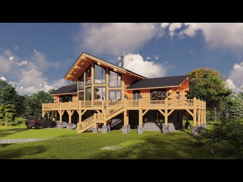 Видео: Тайгын дүнзэн байшин