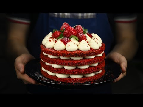 Видео: Торт Красный Бархат идеальный на любой праздник! How to make Red Velvet cake