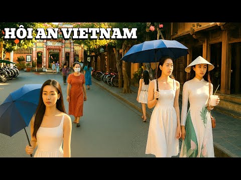Видео: 🇻🇳 Прогулка по Хойану, Вьетнам | Закат в Старом городе | Улицы и вид на реку