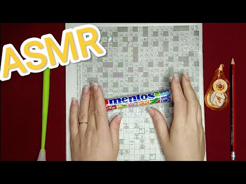 Видео: ASMR chewing gum p.2 / АСМР сканворд ч.2 / жвачка / шёпот / whisper