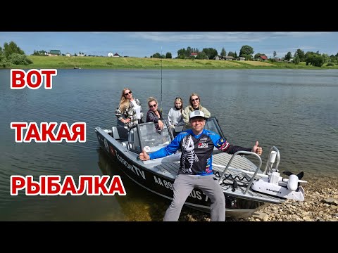 Видео: Рыбалка на реке Касня на лодке Салют 480 neo pro .