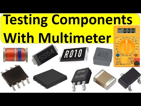 Видео: Проверка компонентов материнской платы ноутбука с помощью мультиметра — ремонт материнской платы ...