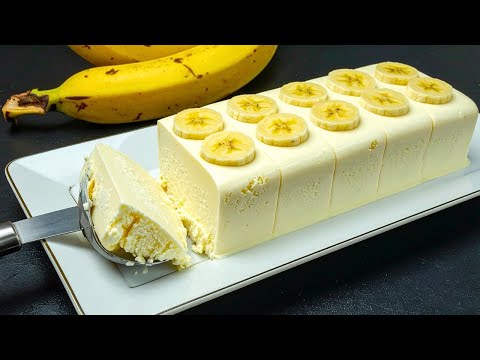 Видео: Только молоко и бананы! Вкуснейшее итальянское мороженое за 5 минут! Десерт без выпечки!