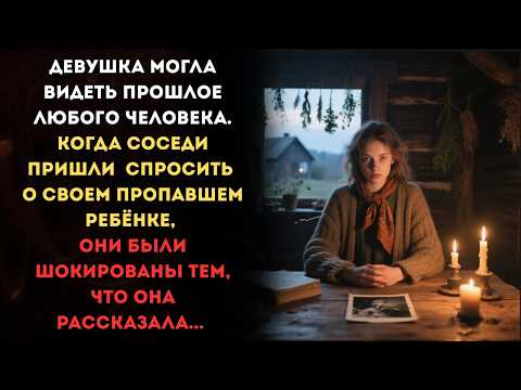 Видео: Девушка могла видеть прошлое. Соседи спросили о пропавшем ребёнке и были шокированы...