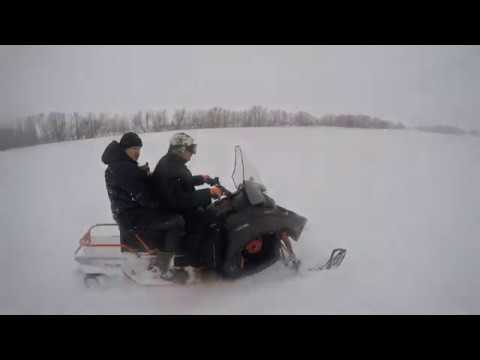 Видео: Покатушки ИРБИС Тунгус 400, ИРБИС Тунгус 600 и Буран с санями.