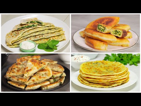 Видео: БЫСТРАЯ И ВКУСНАЯ ВЫПЕЧКА С ЗЕЛЕНЬЮ НА СКОВОРОДЕ - Порадуйте родных! 4 рецепта от Всегда Вкусно!