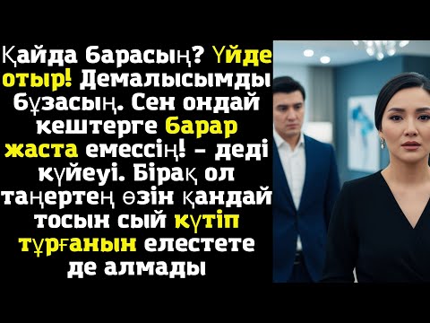 Видео: Қайда барасың? Үйде отыр! Демалысымды бұзасың. Сен ондай кештерге барар жаста емессің