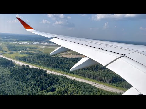 Видео: Идеальная посадка нового Airbus A350 в Шереметьево