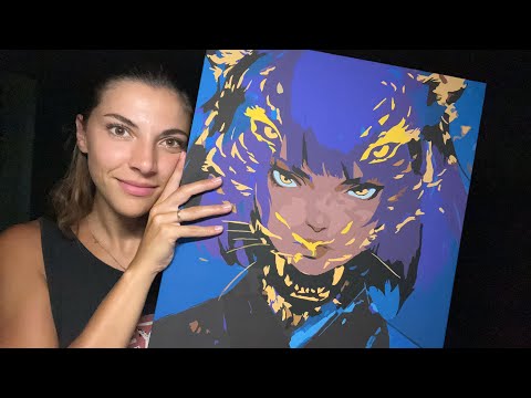 Видео: АСМР 🤍 ТРЕЙСИНГ КАРТИН 🖼️#медленныйасмр #близкийшепот #расслабление