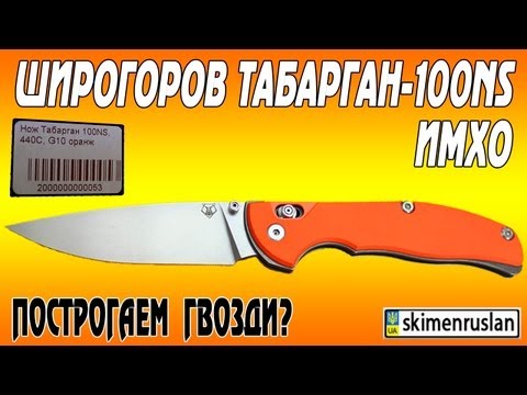 Видео: Широгоров Табарган 100NS IMHO или построгаем гвозди?