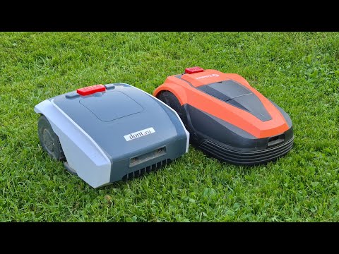 Видео: Сравнительный тест и обзор робота-газонокосилки Robokos RM2500i и DONT.RU DK2000bi