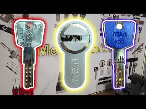 Видео: 🔐 Titan K5/K55 Отмычка самоимпрессия Медвежатник!