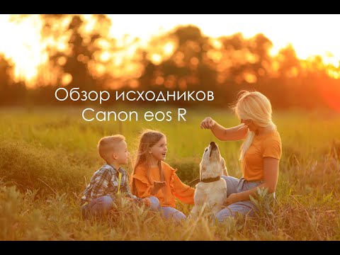 Видео: Обзор исходников Canon eos R