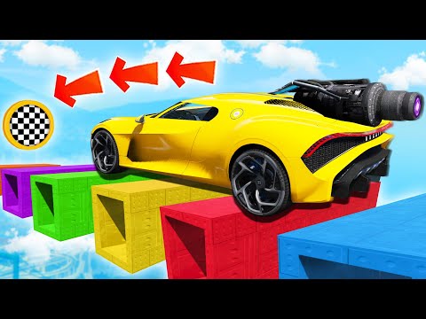 Видео: КАК ДАЛЕКО СМОЖЕТ РЕАКТИВНАЯ ЧИТ ТАЧКА ПРОЕХАТЬ ПО ДЫРЯВЫМ БЛОКАМ? ЭКСПЕРИМЕНТЫ В ГТА 5 ОНЛАЙН