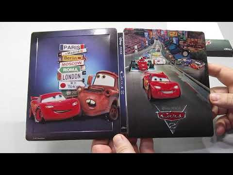Видео: ТАЧКИ - ТРИЛОГИЯ - STEELBOOK - CARS - стилбуки к трём частям мультфильма