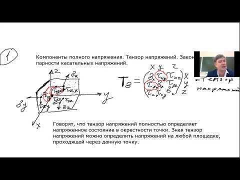 Видео: Реставраторы_3 семестр_ лекция 1 _ Напряжённое состояние в точке_часть 1