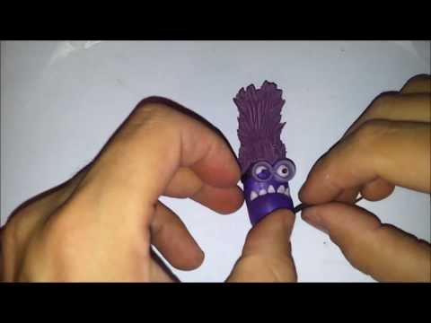 Видео: Миньон злой. Angry Minion of polymer clay.