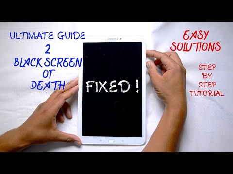 Видео: Полное руководство по устранению черного экрана смерти на Samsung Galaxy Tab Android Mobile Phone...