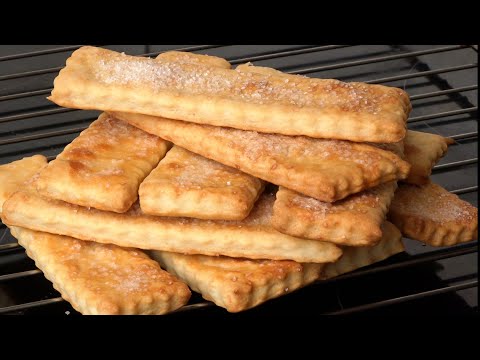 Видео: Быстрые хрустящие язычки на пиве 10 минут замешиваем, 20 минут охлаждаем, 30 минут выпекаем