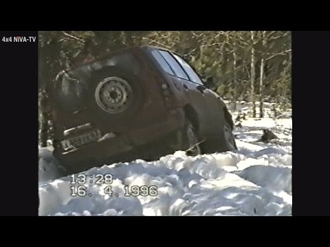 Видео: Читаем описание: Первые заводские снежные испытания ВАЗ-2123 "Нива"в окрестностях Тольятти, 1996 год