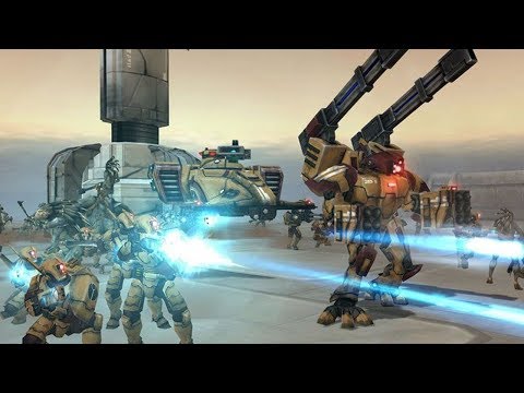 Видео: Dawn of War — Dark Crusade Конец кампании за Империю Тау