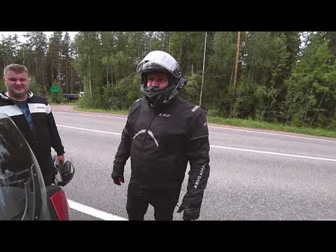 Видео: Большой прохват. Едем по Приморке в Тронгзунд. BMW R1100RT, R1200RT, R1200GS, K1200GT, Honda ST1300.