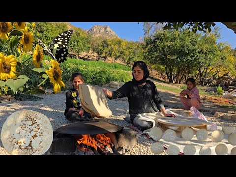 Видео: Настоящая деревенская жизнь в горах 🌄 | Секрет традиционного лаваша 🍞🔥