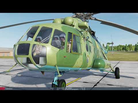 Видео: Быстрый запуск вертолёта Ми-8МТВ2 в симуляторе DCS World