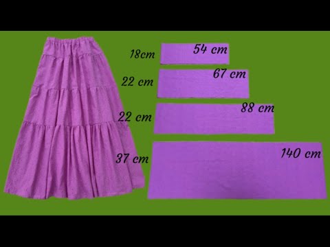 Видео: ✅Сшейте сами ✅Как сшить элегантную юбку с оборками 38 размера