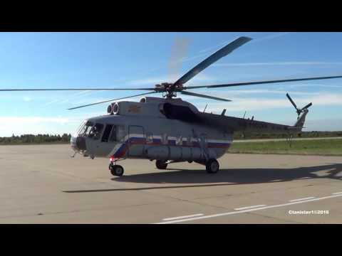 Видео: МИ-8ПС RF-19000 Запуск двигателя - Чистый Драйв и Адреналин!!! Гибридная ливрея ВВС и СЛО10.09.2016