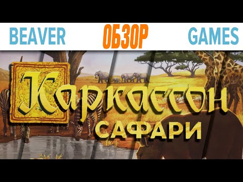 Видео: Каркассон Сафари Настольная игра Обзор