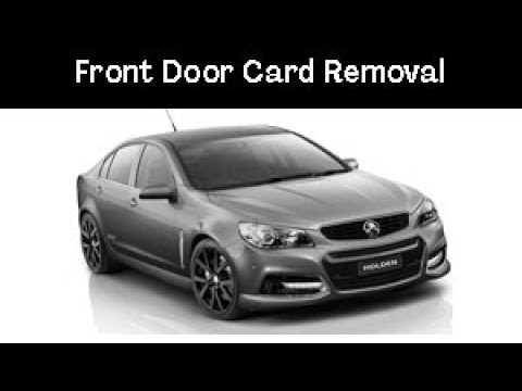 Видео: Holden Commodore VF 2013–2017: снятие передней дверцы для доступа к динамикам