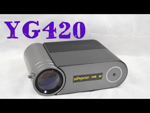 Видео: YG420 мини-проектор 720p, цена качество!